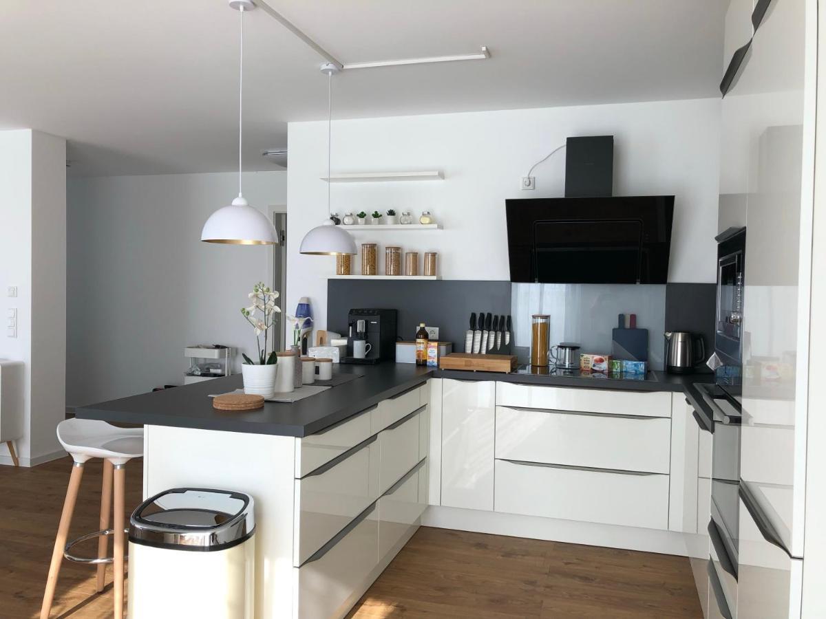 Panorama Penthouse Apartment für bis zu 6 Personen Frankenthal  Exterior foto