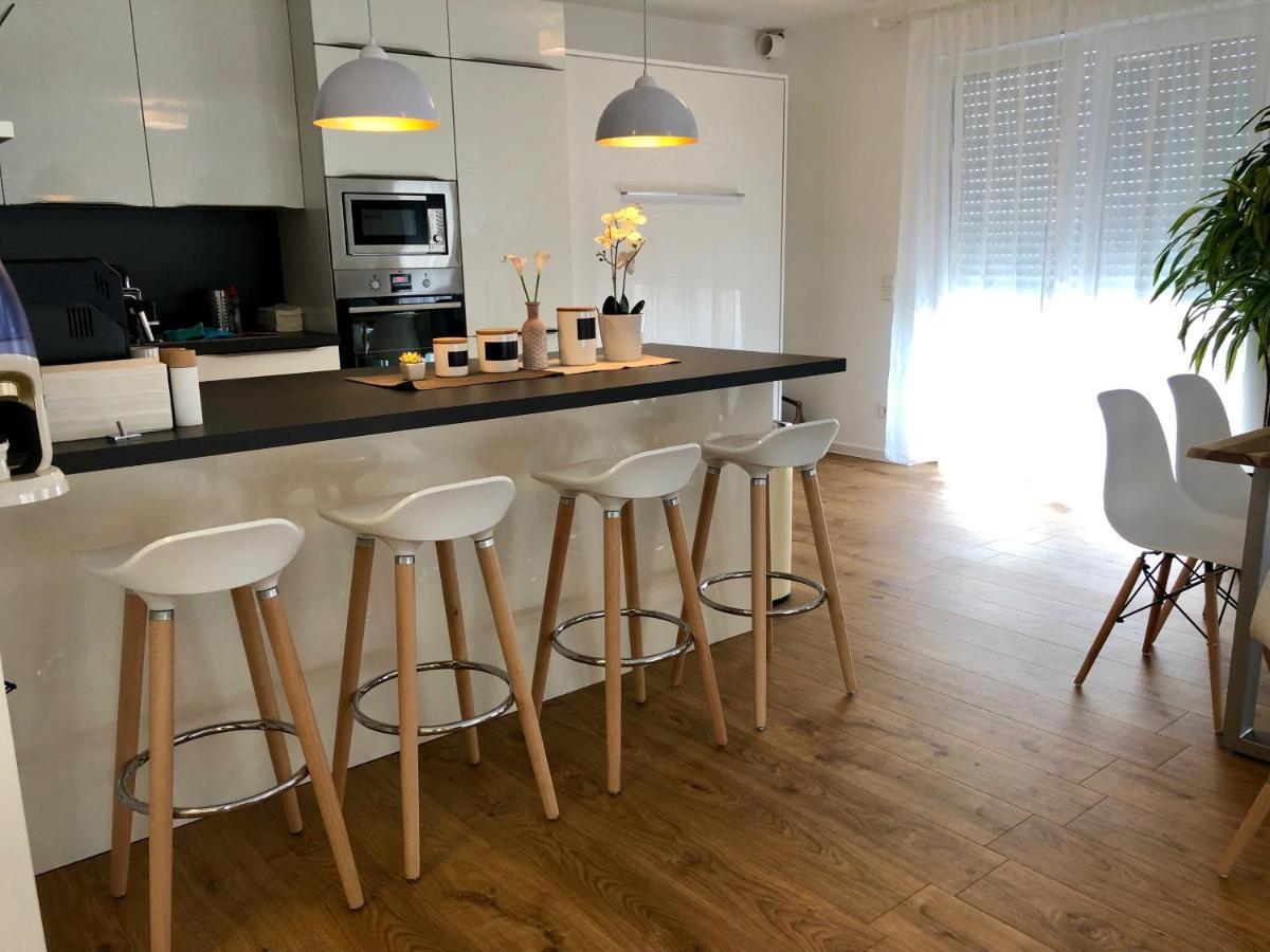 Panorama Penthouse Apartment für bis zu 6 Personen Frankenthal  Exterior foto