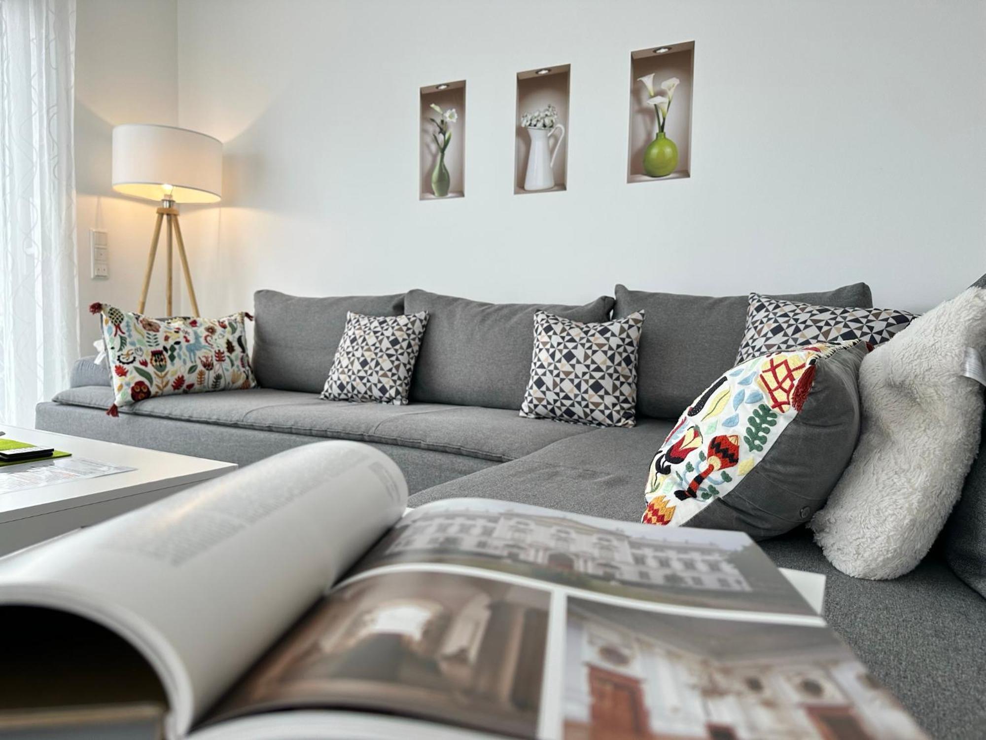 Panorama Penthouse Apartment für bis zu 6 Personen Frankenthal  Exterior foto